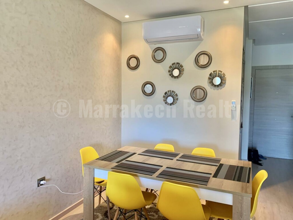 Appartement 2 chambres meublé vue Atlas