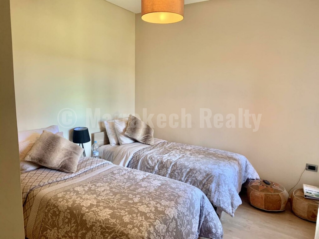 Appartement 2 chambres meublé vue Atlas