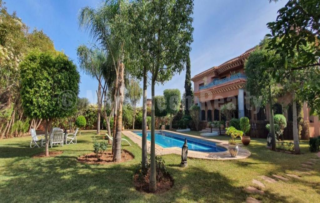 Villa de luxe a louer en longue durée au coeur de Marrakech