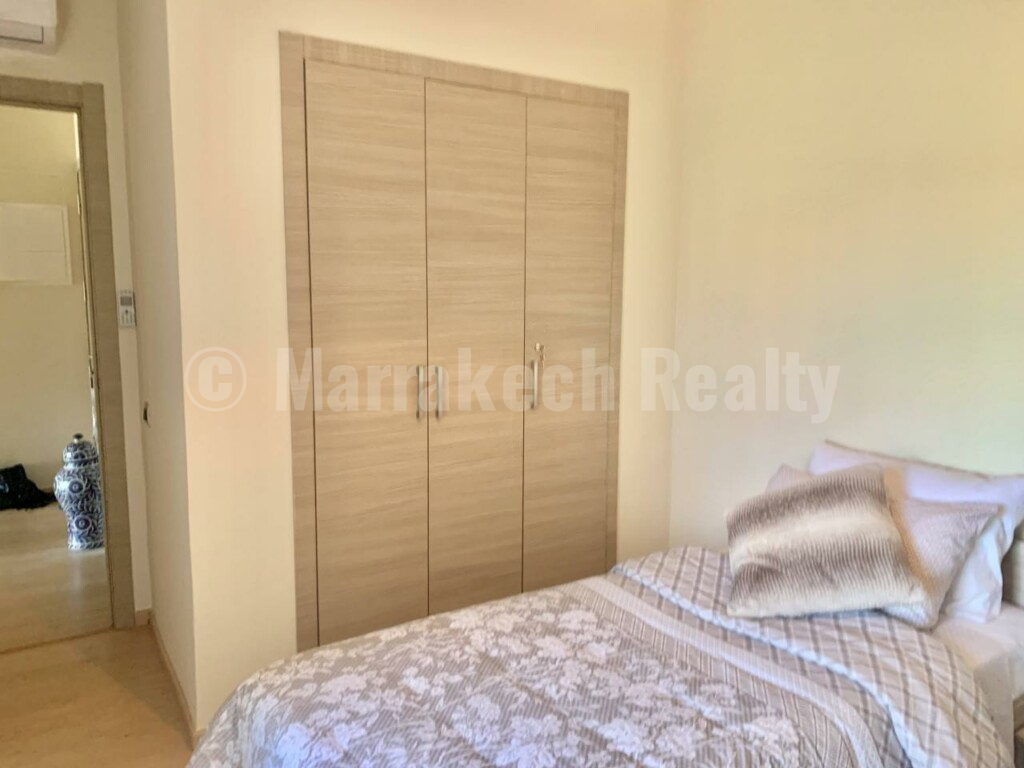 Apartment for long-term rental in a secure residence in Marrakech