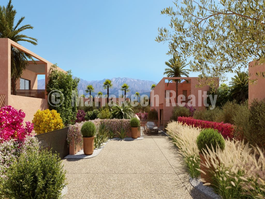 Domaine privé de 5 hectares : 30 villas dont un exemple de 4 chambres