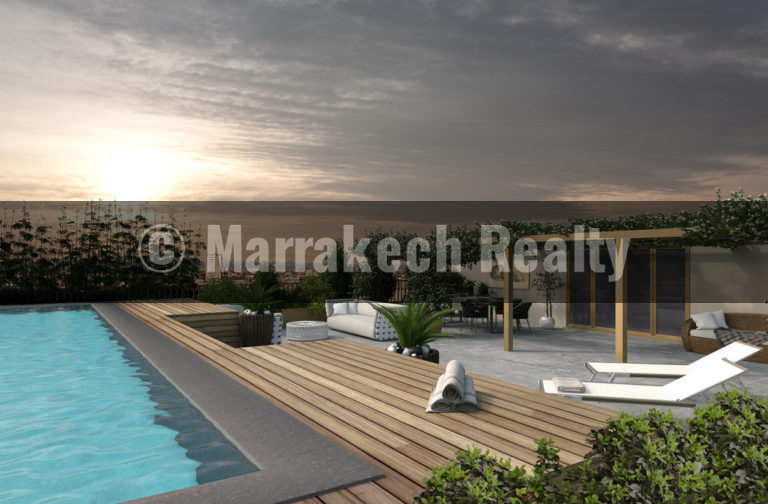 Upscale new apartments in downtown Marrakech