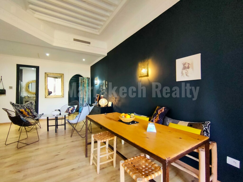 Bel appartement en rez-de-jardin en Palmeraie de Marrakech