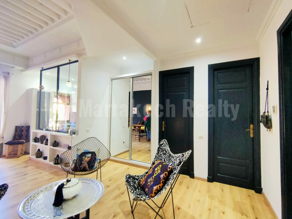 Bel appartement en rez-de-jardin en Palmeraie de Marrakech