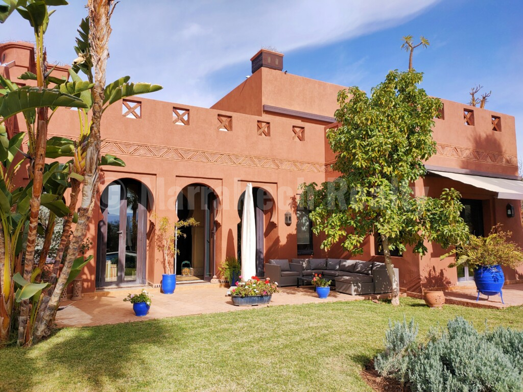 Belle villa de 4 chambres de style Riad dans un domaine privé