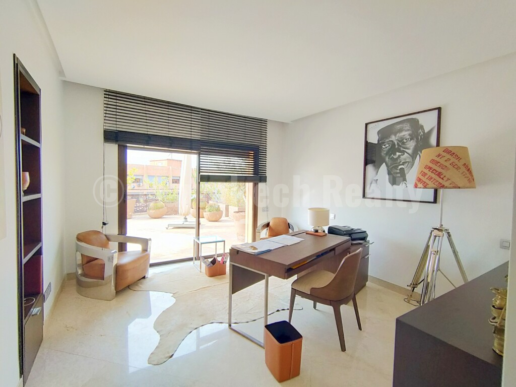 Superbe penthouse de 3 chambres au coeur de Gueliz