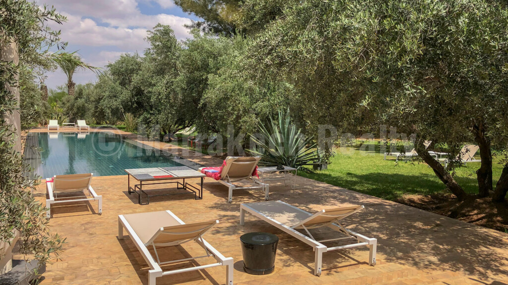 Unique bohemian-chic 4-5 bedroom villa for sale close to Marrakech