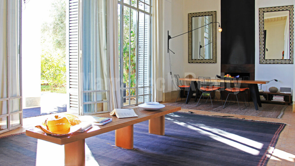 Unique bohemian-chic 4-5 bedroom villa for sale close to Marrakech