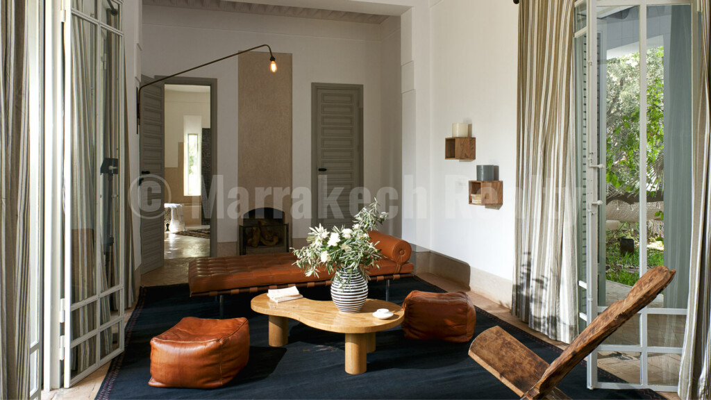 Unique bohemian-chic 4-5 bedroom villa for sale close to Marrakech