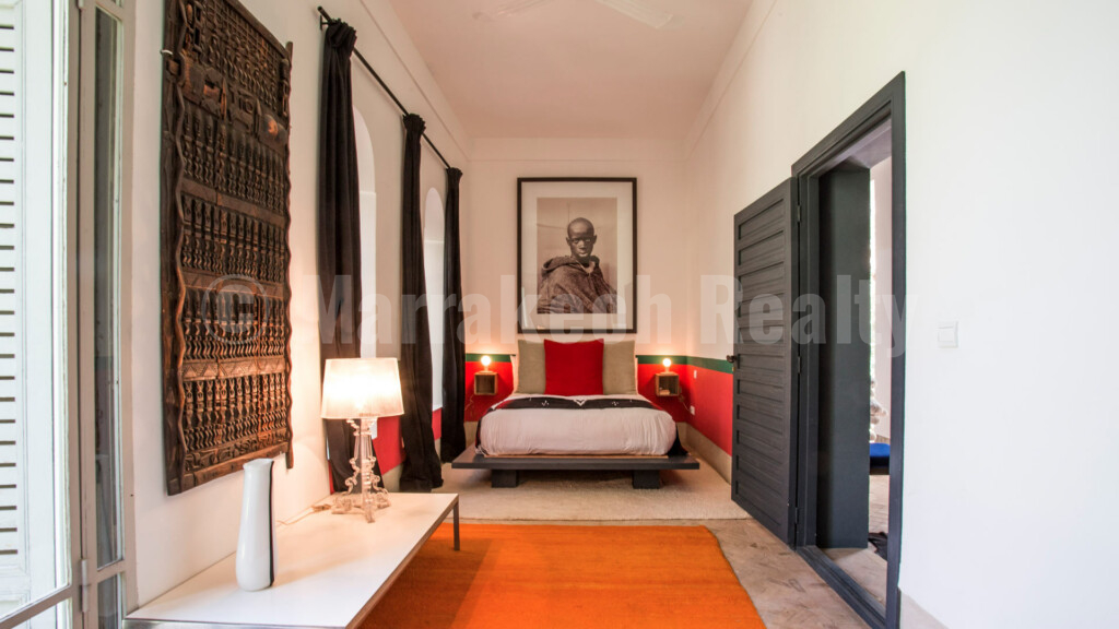 Unique bohemian-chic 4-5 bedroom villa for sale close to Marrakech