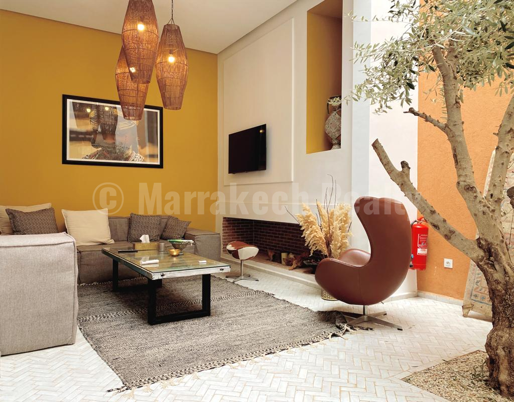 Superbe Riad contemporain de 4 chambres avec accès voiture