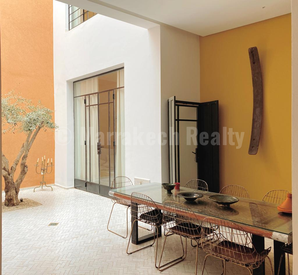 Superbe Riad contemporain de 4 chambres avec accès voiture