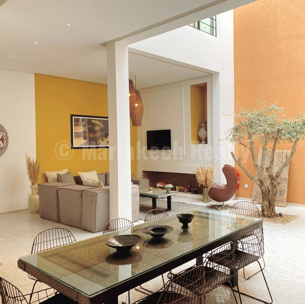Superbe Riad contemporain de 4 chambres avec accès voiture