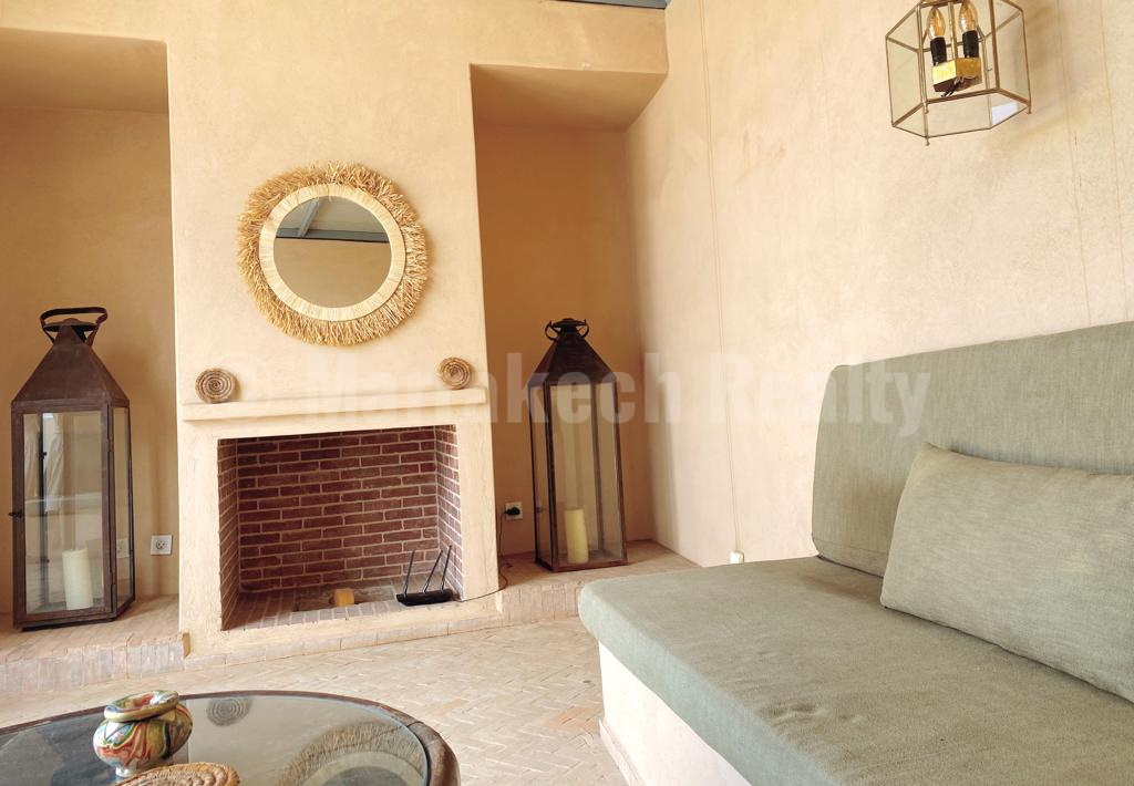 Superbe Riad contemporain de 4 chambres avec accès voiture