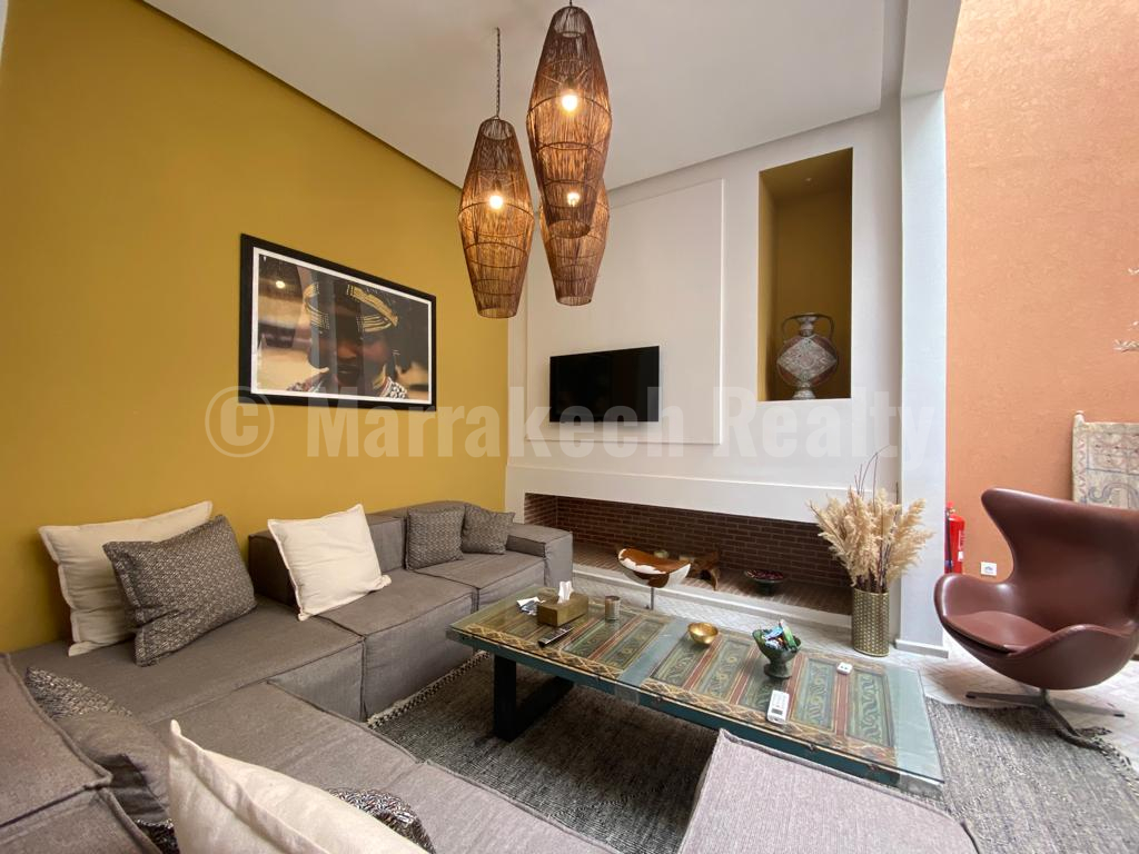 Superbe Riad contemporain de 4 chambres avec accès voiture