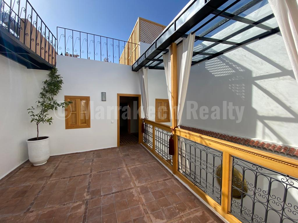 Riad de 5 chambres nouvellement rénové avec bel emplacement