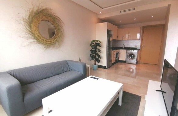 For rent new one bedroom apartment, top floor in the center of Guéliz