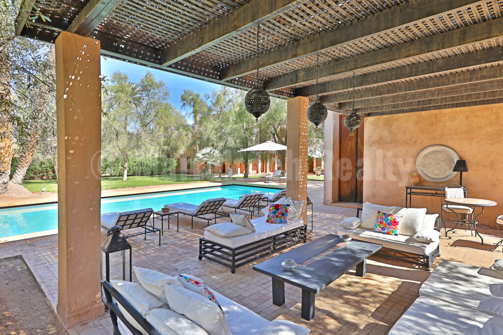 Superbe propriété de 7 chambres en Palmeraie