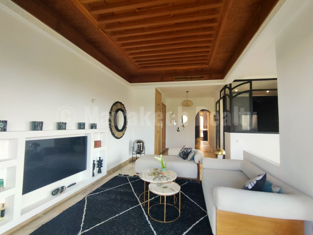 Bel appartement de 3 chambres avec terrasses en Palmeraie