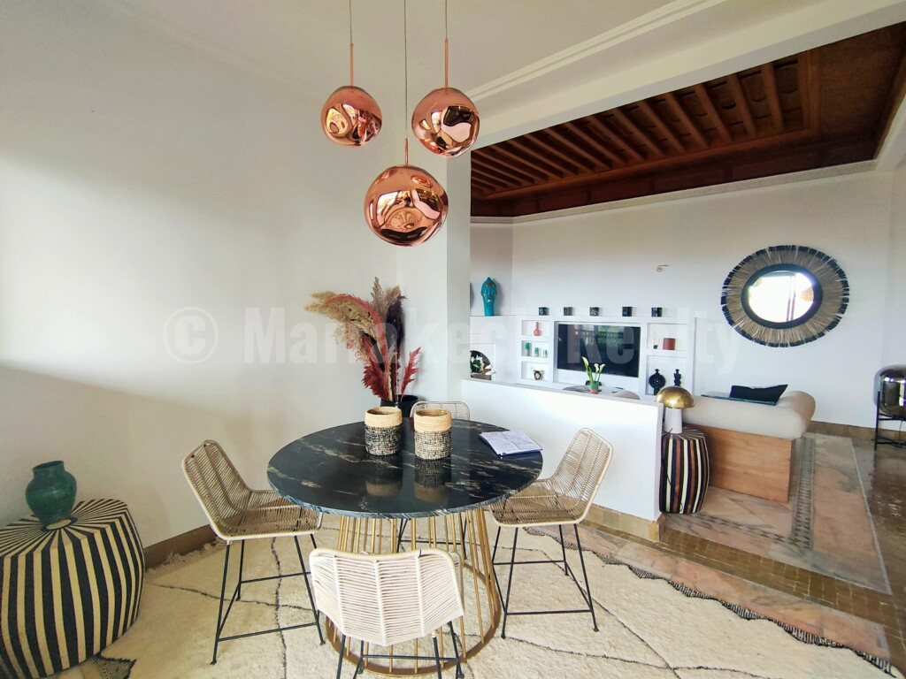 Bel appartement de 3 chambres avec terrasses en Palmeraie