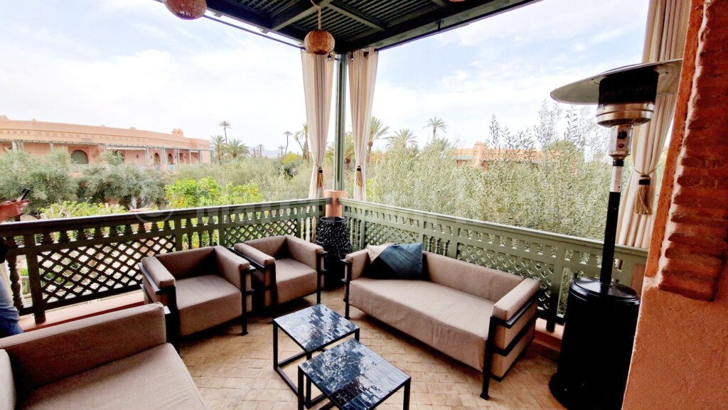 Bel appartement de 3 chambres avec terrasses en Palmeraie