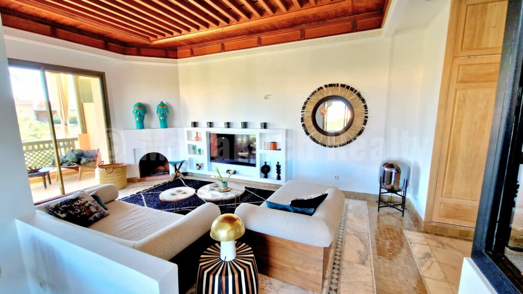 Bel appartement de 3 chambres avec terrasses en Palmeraie