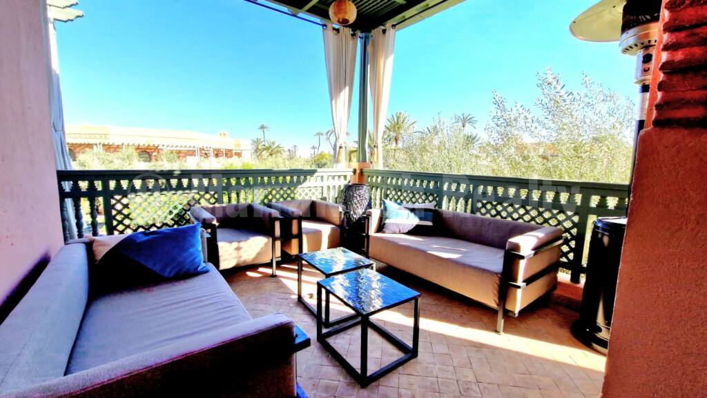 Bel appartement de 3 chambres avec terrasses en Palmeraie
