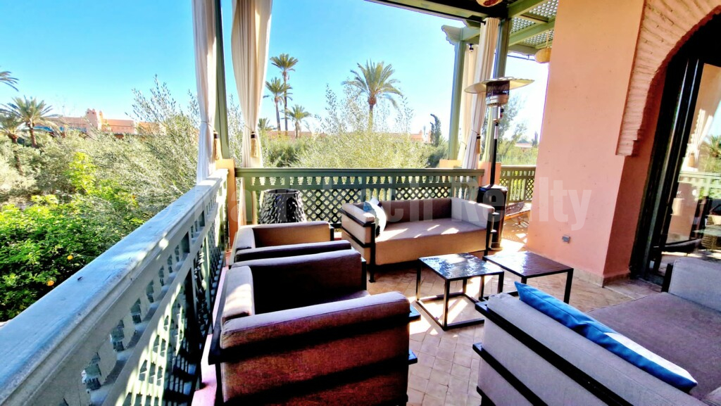 Bel appartement de 3 chambres avec terrasses en Palmeraie