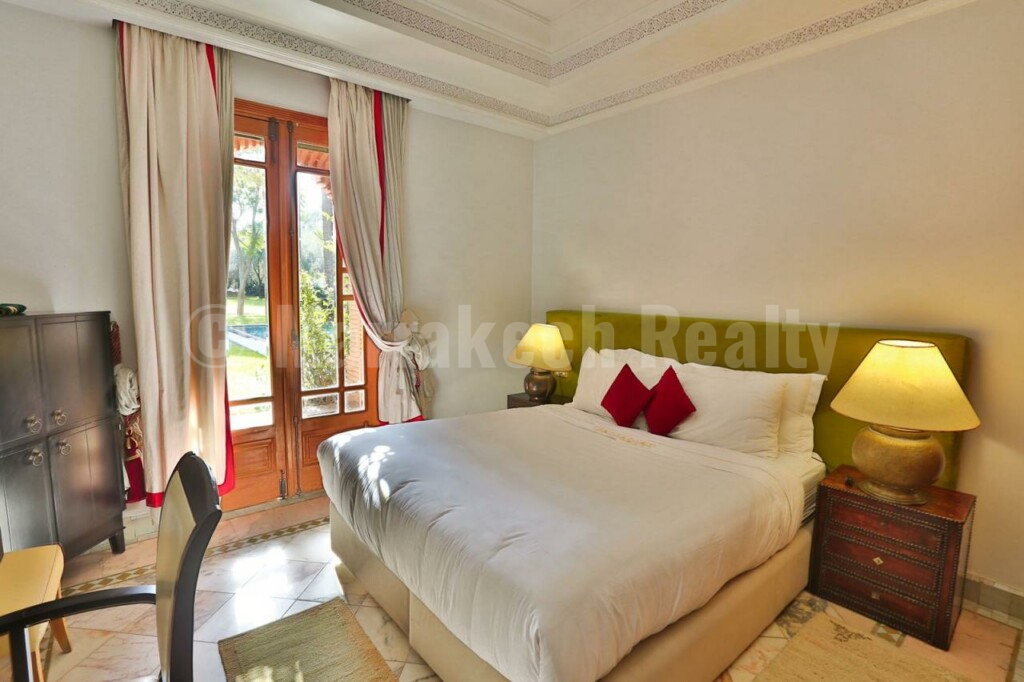 Stunning villa for long-term rental in the Palmeraie of Marrakech