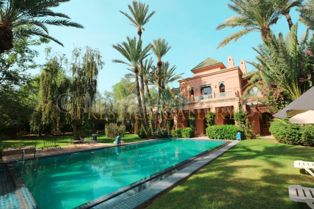 Magnifique villa à louer en longue durée en Palmeraie de Marrakech