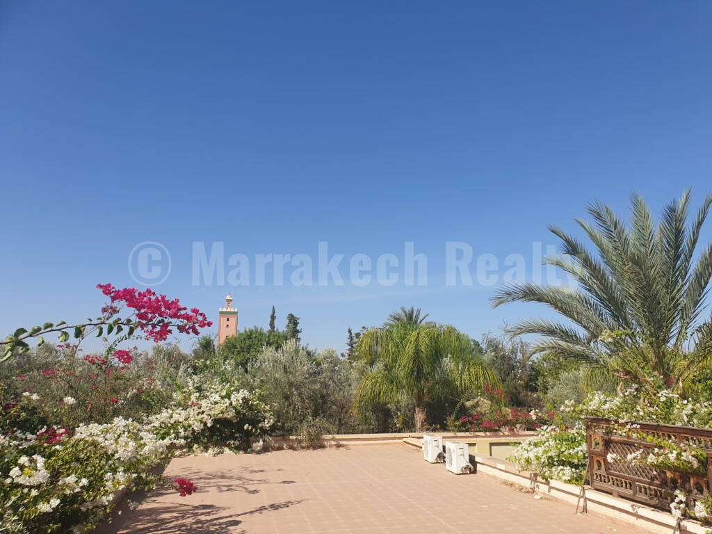 Villa-Riad à louer dans un beau domaine sécurisé proche de Marrakech