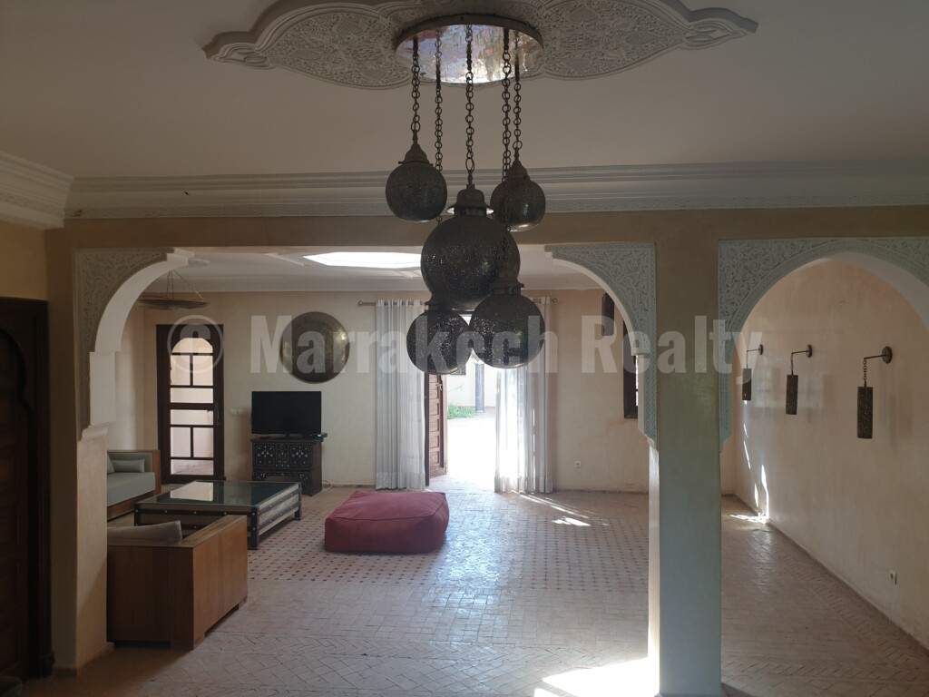 Villa-Riad à louer dans un beau domaine sécurisé proche de Marrakech