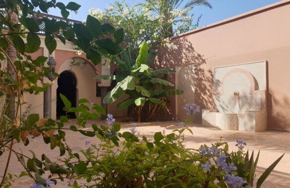 Villa-Riad à louer dans un beau domaine sécurisé proche de Marrakech