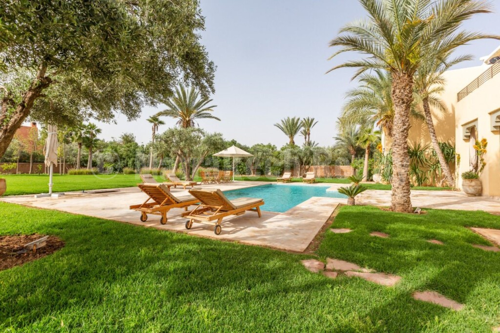 Elégante villa de 4 suites en Palmeraie
