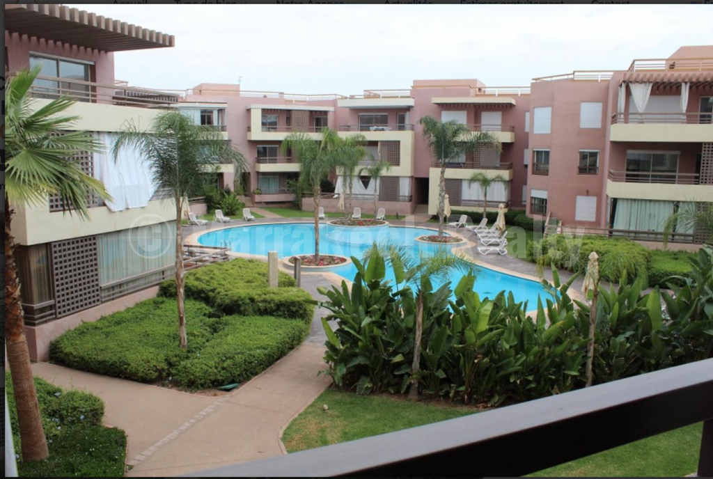 A louer en longue durée, appartement 2 chambres sur l’Avenue Moh VI
