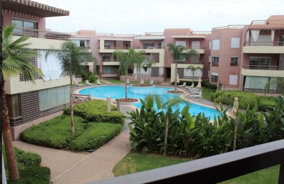 For long term rental, 2 bedroom apartment on avenue Mohammed VI