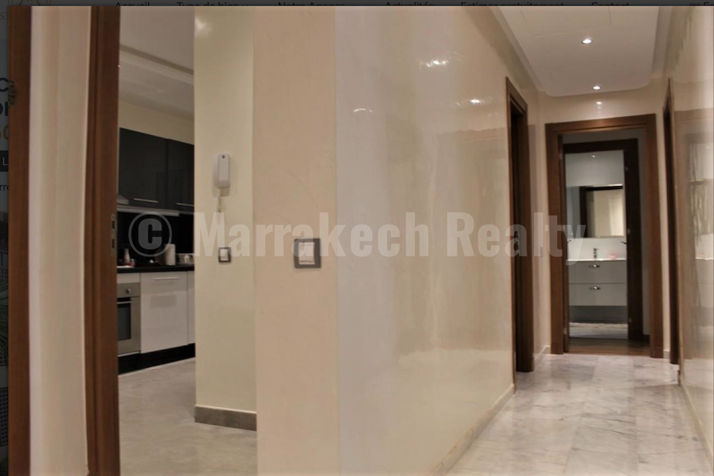 A louer en longue durée, appartement 2 chambres sur l’Avenue Moh VI