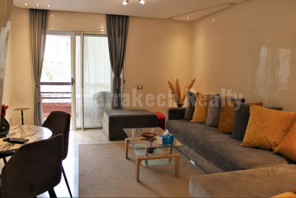 A louer en longue durée, appartement 2 chambres sur l’Avenue Moh VI