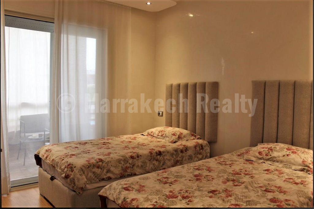 A louer en longue durée, appartement 2 chambres sur l’Avenue Moh VI