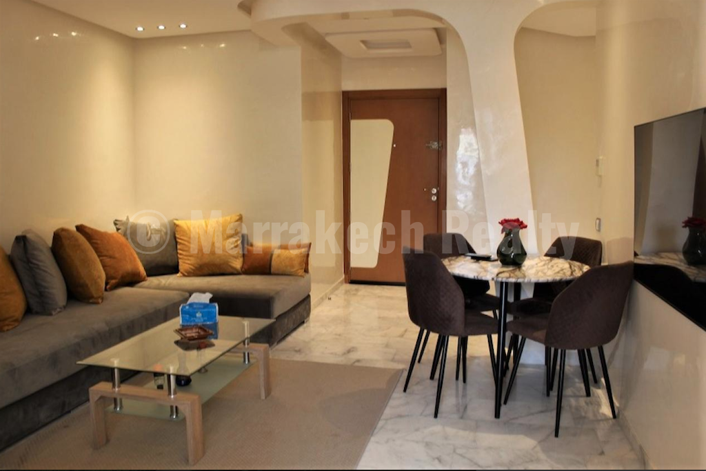 A louer en longue durée, appartement 2 chambres sur l’Avenue Moh VI
