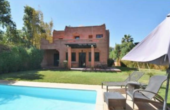 3 bedroom villa with private pool for rent in the Palmeraie