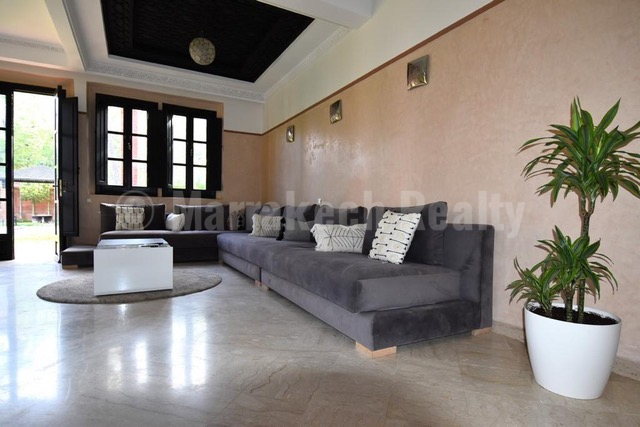 3 bedroom villa with private pool for rent in the Palmeraie