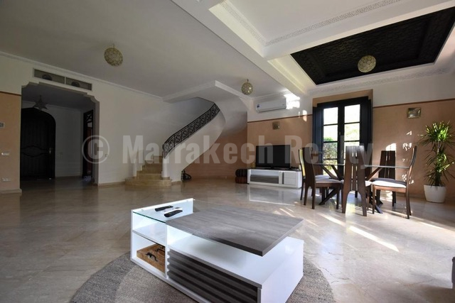 3 bedroom villa with private pool for rent in the Palmeraie