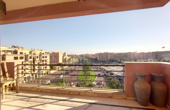 Superbe appartement à Gueliz avec vue panoramique