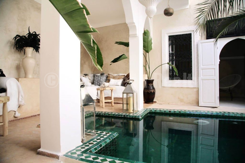 Charmant Riad de 4-5 chambres avec piscine chauffée