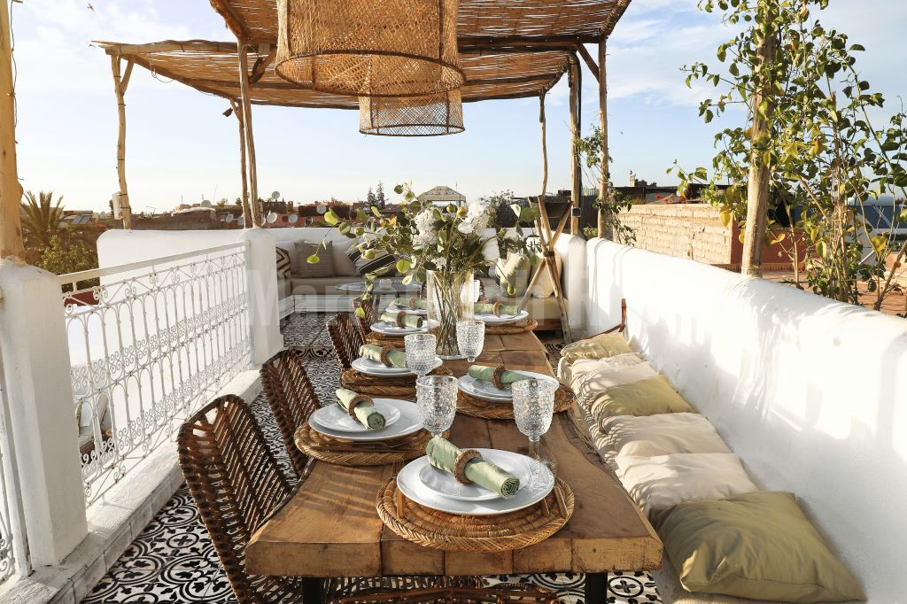Charmant Riad de 4-5 chambres avec piscine chauffée