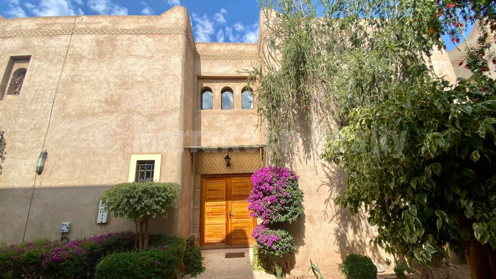 4 bedroom villa in a quiet and secure residence in Marrakech