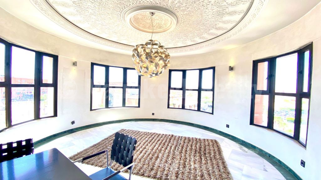 Superbe appartement à Gueliz avec vue panoramique