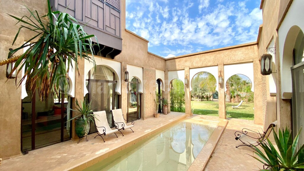 4 bedroom villa in a quiet and secure residence in Marrakech