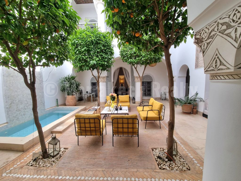 Superbe Riad de 5 chambres avec piscine et hammam